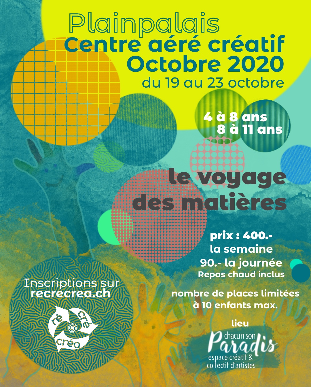 recrecrea october camps geneva 2020