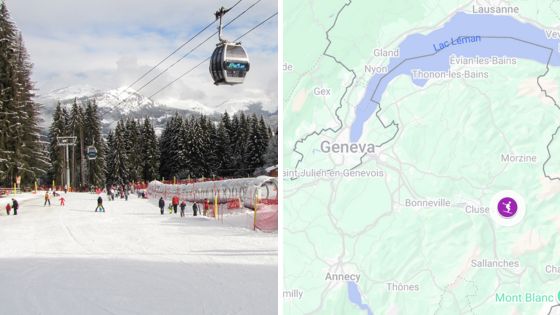 morillon french alps ski kids geneva